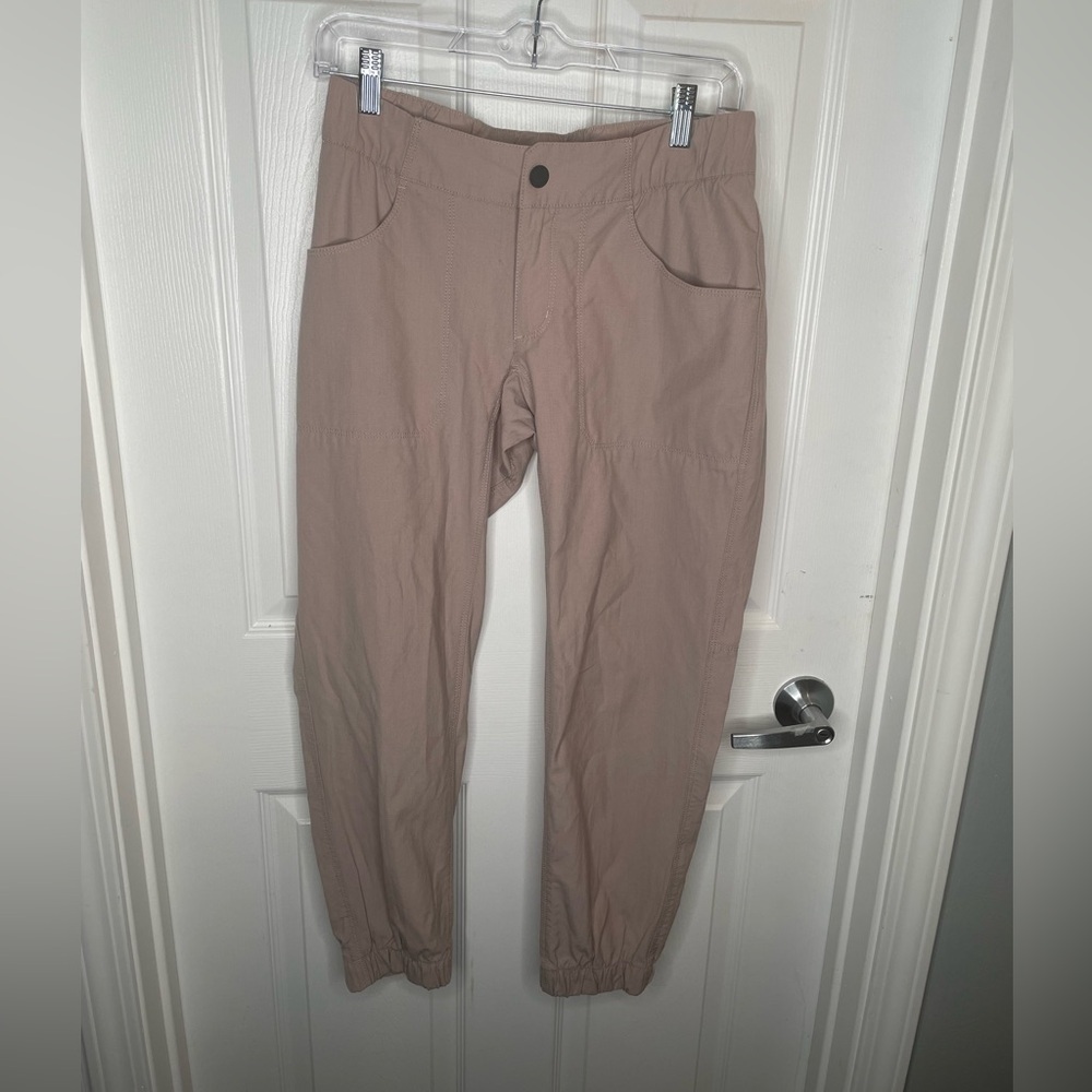 Icebreaker Wool Blend Tapered Jogger Athleisure Athletic Running in Sand 27/US 4